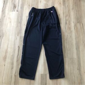 Champion Blue Snap-Button Track Pants